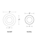 WAC R3CRDT-WT Oculux 3.5 Inch LED Round Open Reflector Trim, White